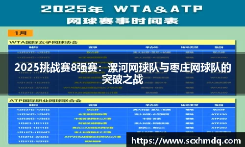 2025挑战赛8强赛：漯河网球队与枣庄网球队的突破之战